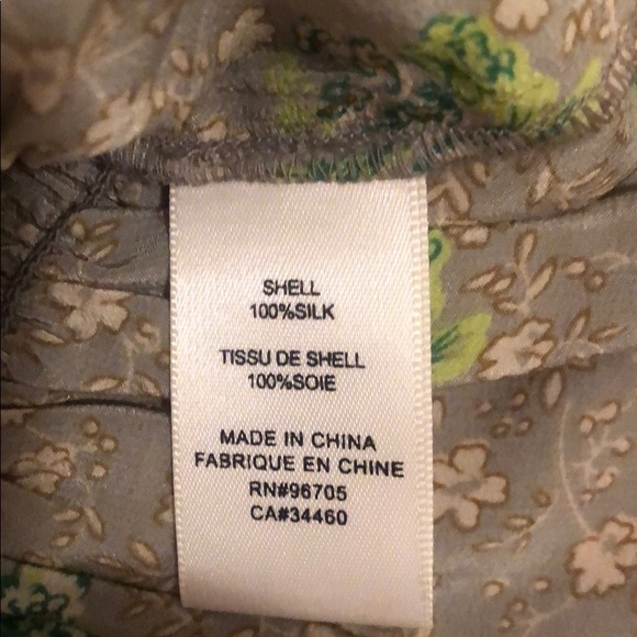 Like new Rebecca Taylor ots smocked top 100% silk - Picture 4 of 5